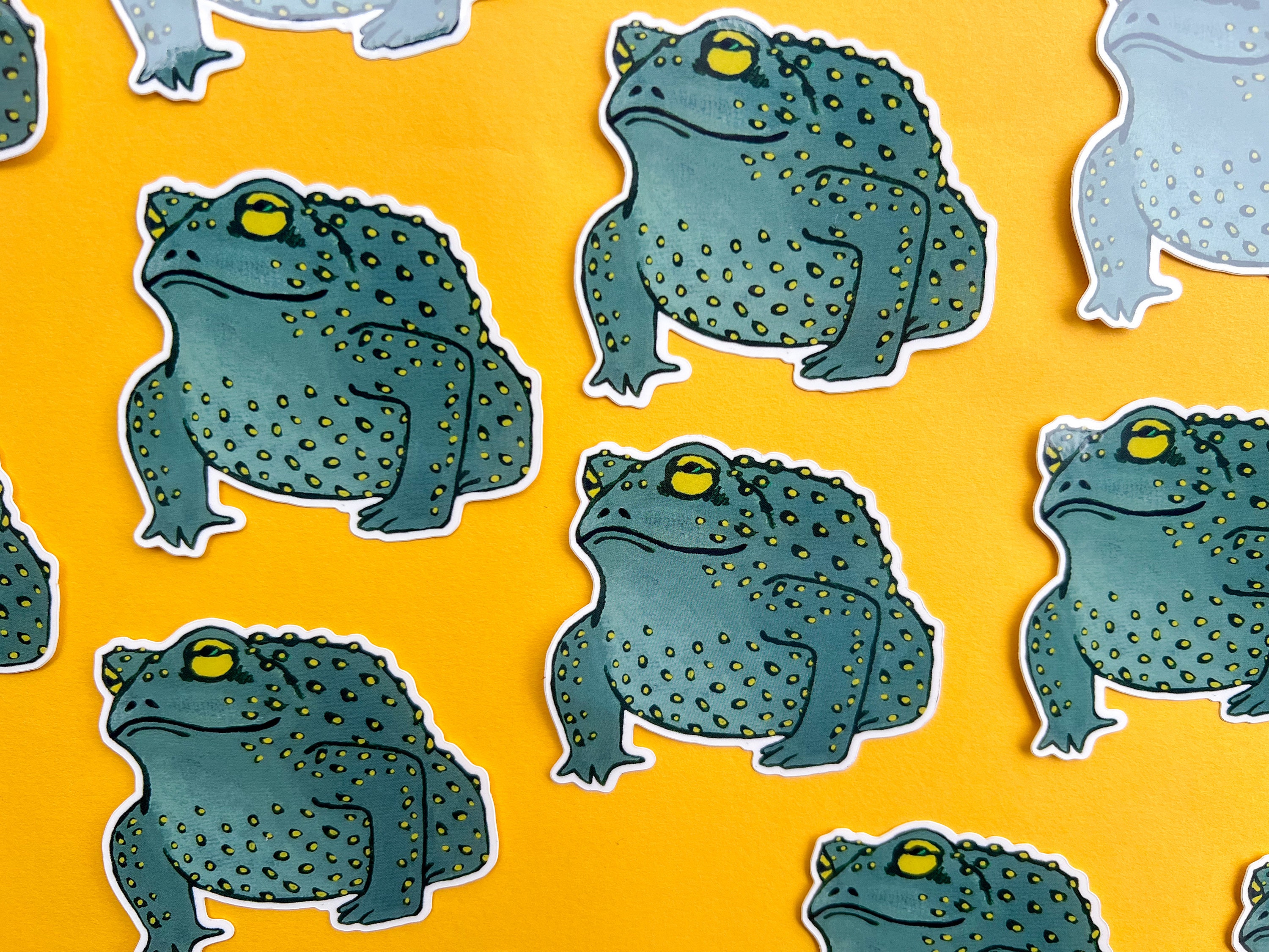 Toad Crying Sticker Toad Sticker | Waterproof Vinyl Sticker | Original Artwork by Gazelle ...