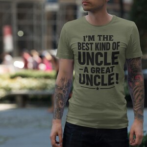 Funny Uncle T-Shirt, Best Uncle Quote, Great Uncle Gift, Fathers Day Tee, Softstyle Shirt