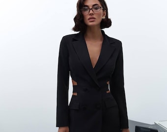 strapless open back dress Marcelle Dress – Orbit by Aoife