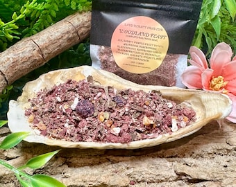 Woodland Feast -Exotic Protein complete/Balance Meal For Hermit Crabs.