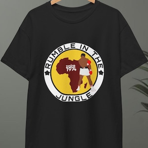 Muhammad Ali Rumble in the Jungle T-Shirt: Vintage Boxing Legend Tee
