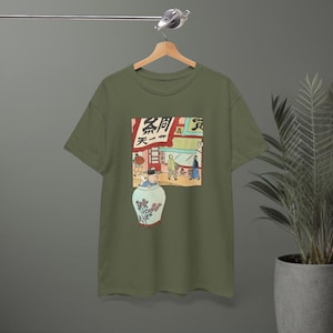 Intrappolato dentro un vaso / Tintin in Asia / Maglietta grafica retrò a fumetti immagine 8