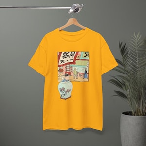 Intrappolato dentro un vaso / Tintin in Asia / Maglietta grafica retrò a fumetti immagine 5