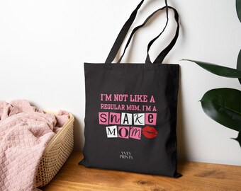 Bolso de mano Snake Mom inspirado en Chicas Pesadas - Lona de algodón resistente
