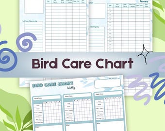 Tabla de cuidados para aves / Descarga digital