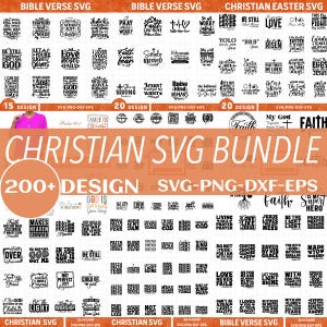 Christian Svg Bundle, Scripture Bundle, Bible Verse Svg, Religious Svg Bundle, Jesus Svg, God Svg, Faith svg Bundle, Christian Svg file