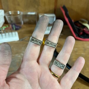 Sterling Silver Butch Ring image 2