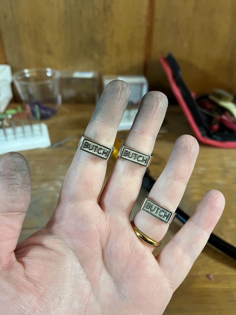 Sterling Silver Butch Ring image 2