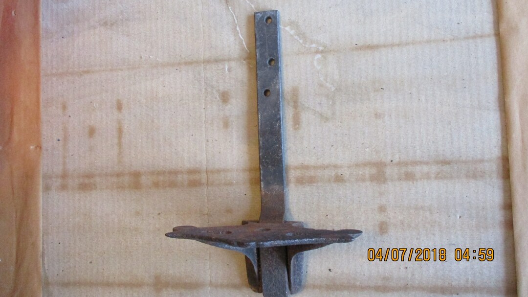Antique Iron Farm Equipment Step Old Patinated Cast Iron Farm Step