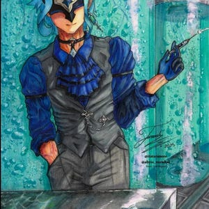 Stampa artistica Il Dottore (lucida) A6