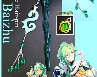 Baizhu Inspired Hair-pin