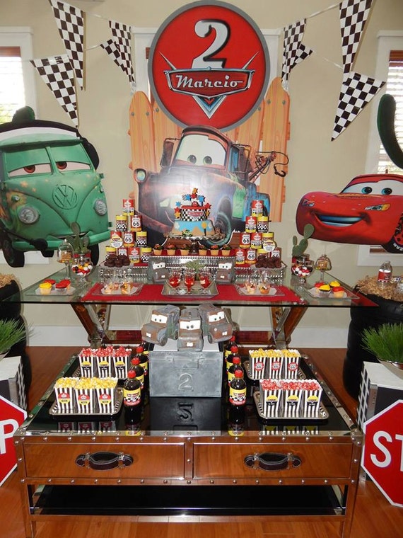 Printable Disney Pixar Car Party Package (PDF) Il_570xn