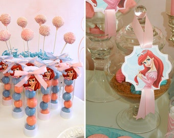 Printable Royal Princess Ariel Birthday Party (PDF)