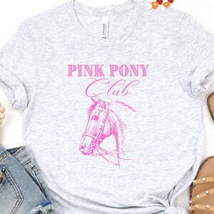 Pink Pony Shirt, Pink Pony Club, Pink Horse Shirt, Horse Shirt, Girlie Shirt, Western Shirt, Tennessee Shirt, Pony Shirt