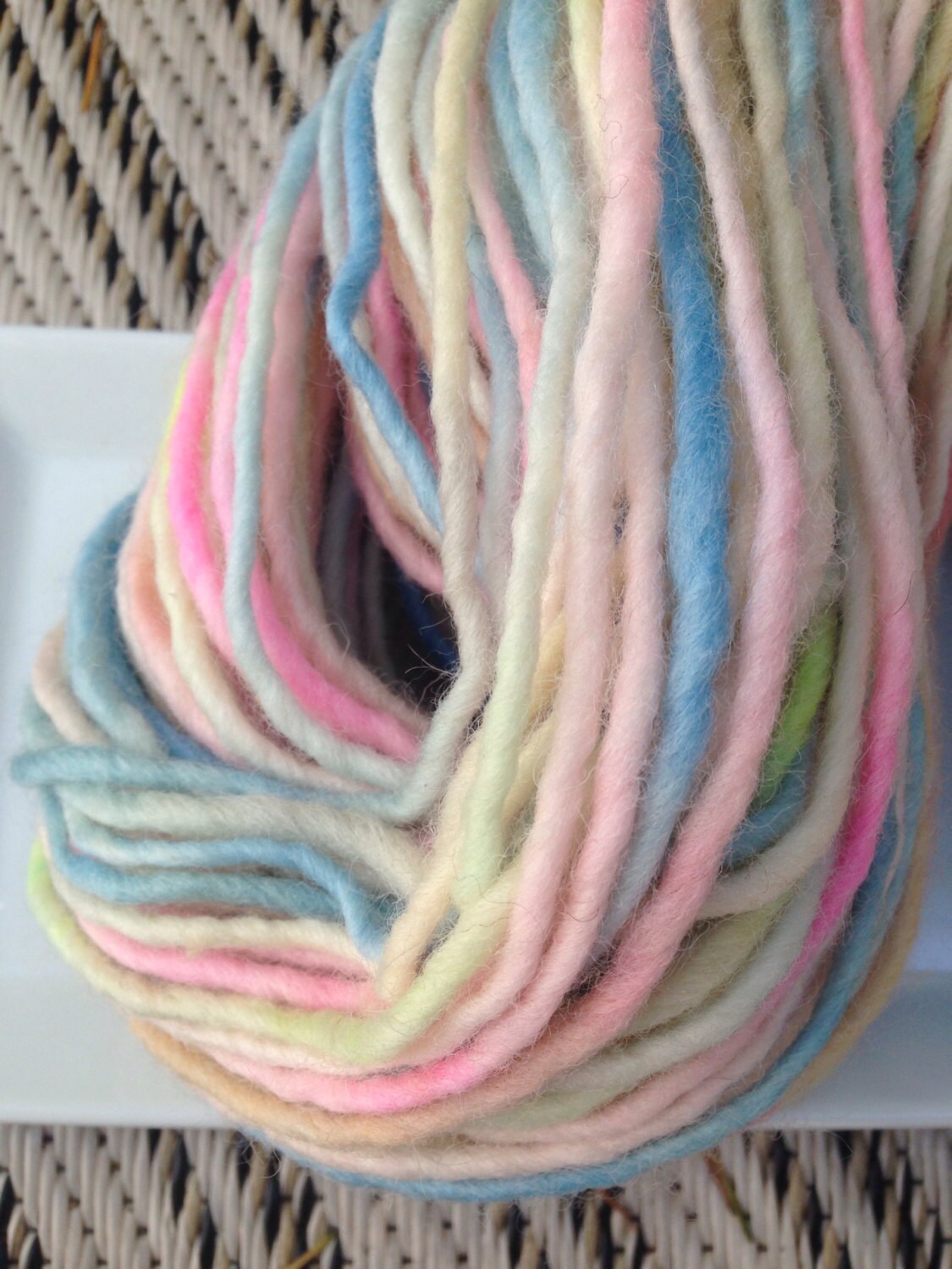Hand Dyed Argentinian Merino Single Ply Bulky Yarn 125 Yards Etsy Canada