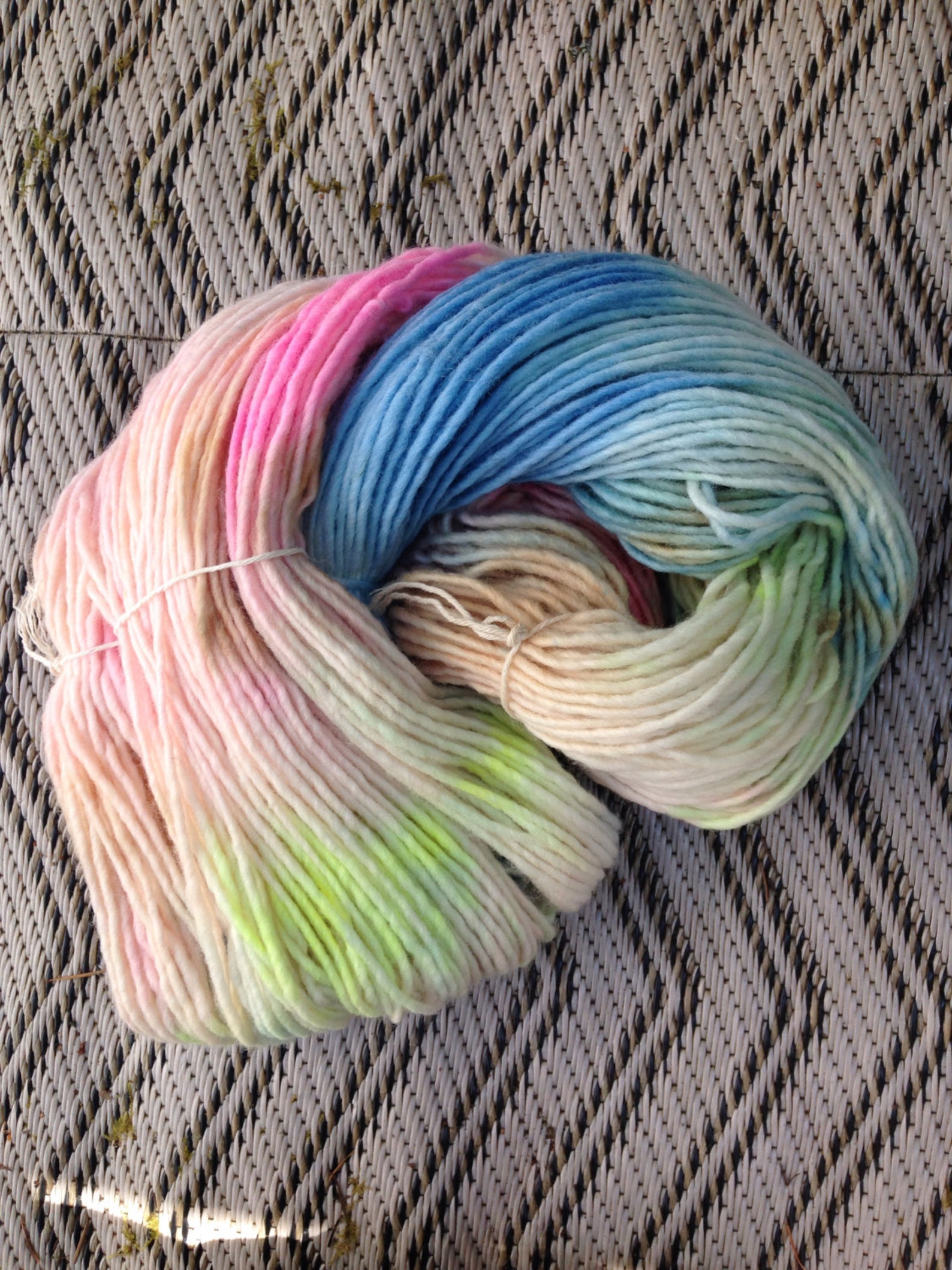Hand Dyed Argentinian Merino Single Ply Bulky Yarn 125 Yards Etsy Canada