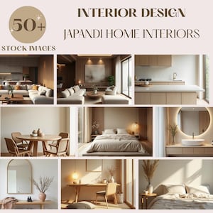 Home Interior Stock Photos | Interior Design  Images Bundle | Aesthetic House Interior | Japandi Home Photo | Aesthetic Stock Photos
