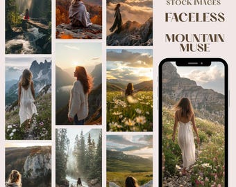 Nature Aesthetic Stock Photo | Mountain Images | Faceless Marketing | Nature Photography  | Aesthetic Lifestyle | Social Media Content