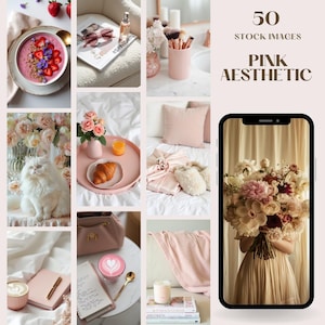 Pink Aeshtetic Stock Photos | Faceless Stock Images | Faceless Digital Marketing | Blush Pink Images | Aesthetic Photo | Photo Marketing