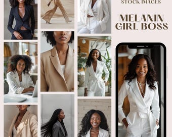 Melanin Girl Boss Aesthetic Stock Photos | Faceless Marketing | Melanin Luxury Photos | Aesthetic Photo | Faceless Photo Marketing