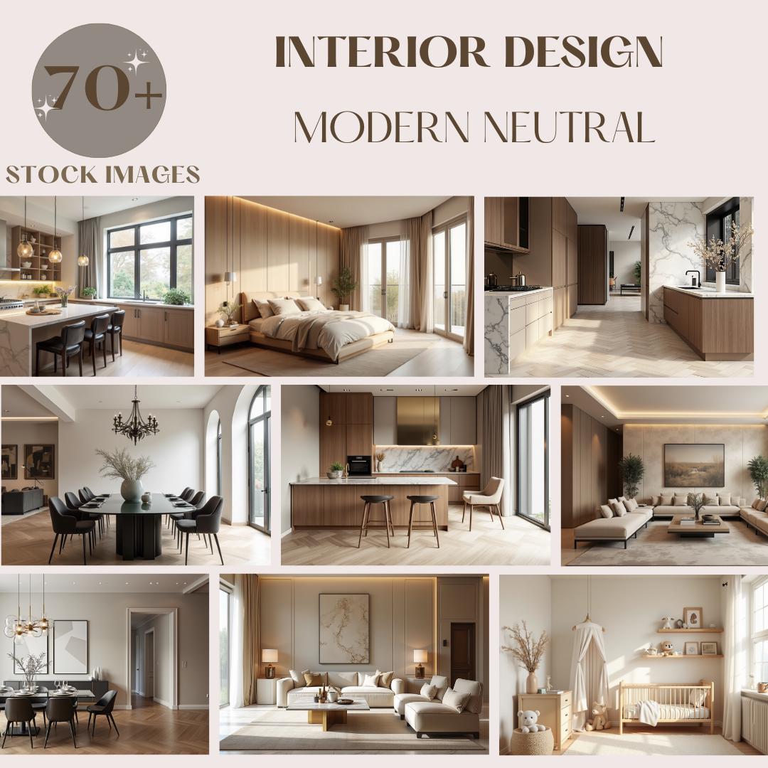 Neutral Home Interior Stock Photos | Interior Design Images Bundle ...