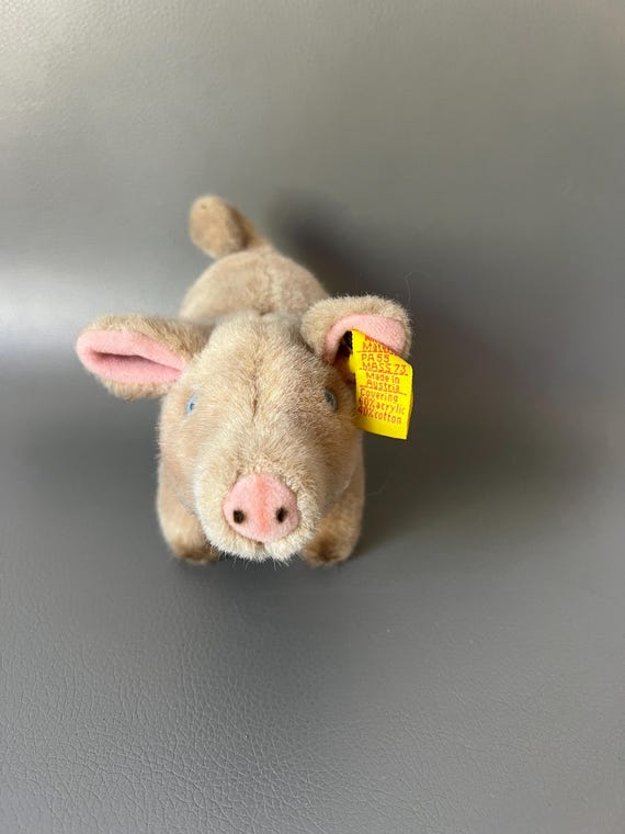 Original Steiff 1505/10. Plush Toy Pig Piggy, 13 Cm Germany