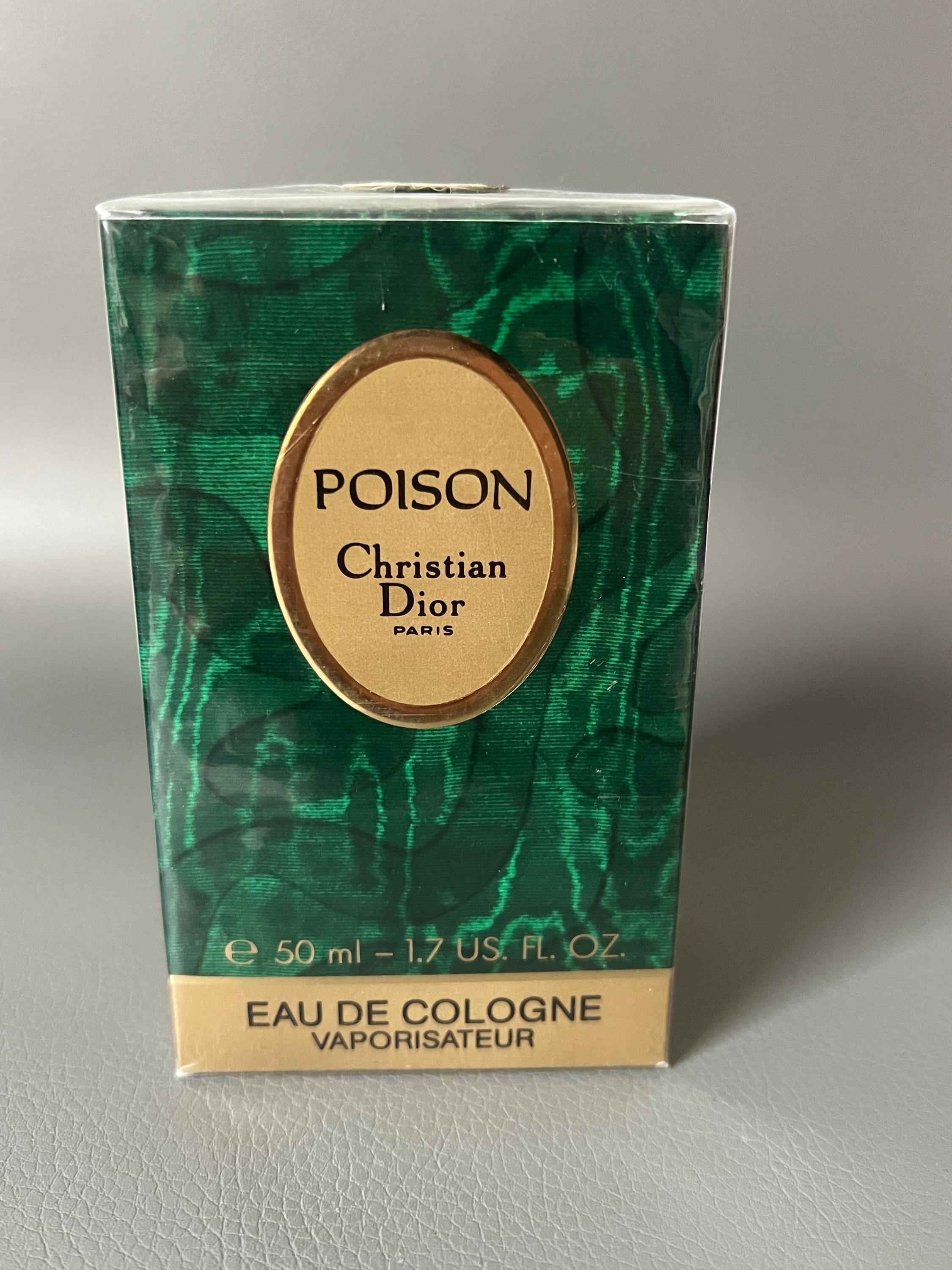 Vintage POISON CHRISTIAN DIOR 1.7 Fl.oz 50 Ml Eau De Cologne Old