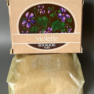 Vintage Soap BOURJOIS Paris VIOLETTE 170 g Rare