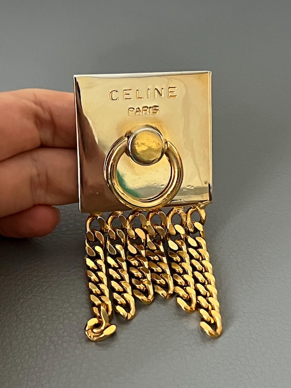 CELINE ♡ Vintage broach Vintage Brooch CELINE PARIS 1980s - Etsy