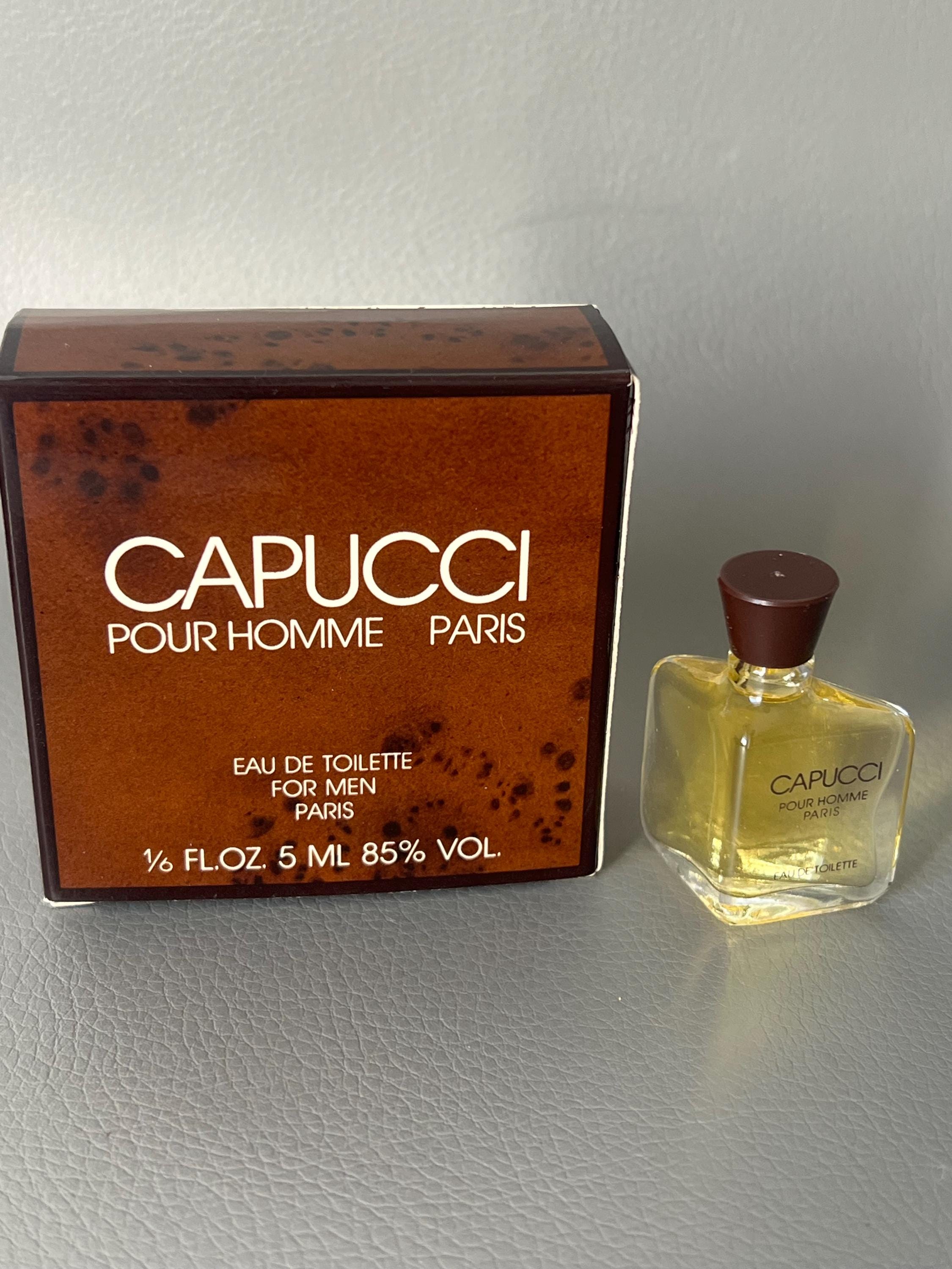 CAPUCCI POUR HOMME Mini Micro Eau Toilette Miniature Perfume 5ml