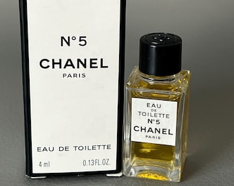 Chanel No 5 Eau de Toilette Miniature Perfume, 4 ml, Vintage