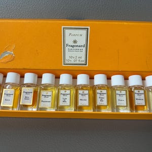 WOMENS FRAGONARD Perfume Parfum 10 x 2 ml Bottles