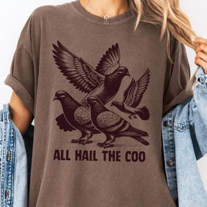 Pigeon Shirt Comfort Colors®, Funny Pigeon Tshirt, Bird Lover Shirt, Pigeon Lover Gift, Bird Shirt, Bird Nerd, Pidgeon Shirt, Bird Watcher