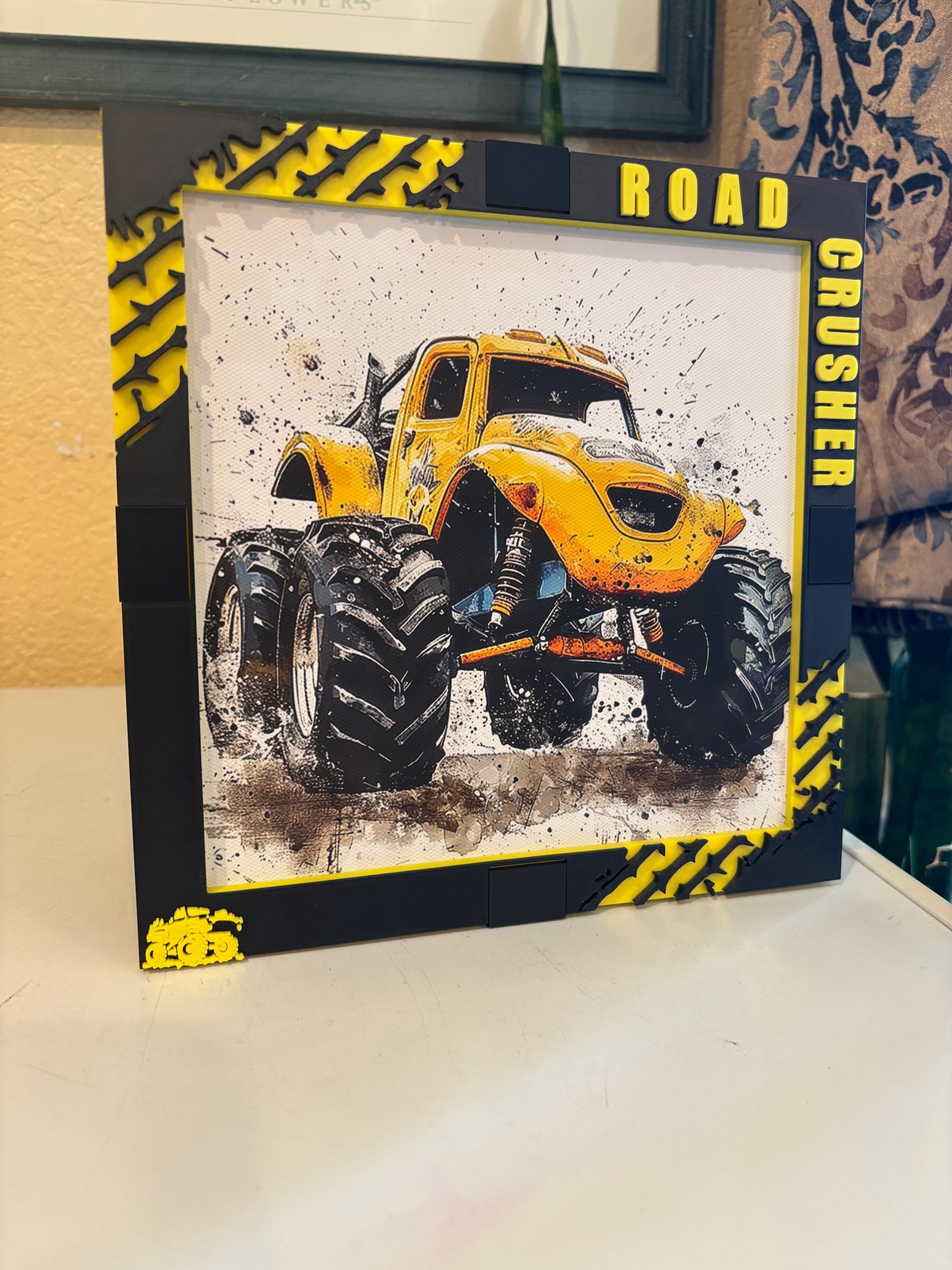 Monster Truck Picture Frame (series) - Etsy