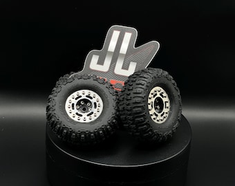 Stainless Steel Bead Lock Ring Set For Injora 1.0 Wheels "6 Hole"
