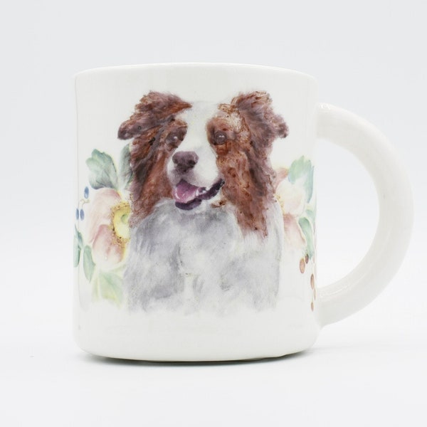 Aussie Dog Mug | coffee mug tea cup | dog pet lover gift idea | dog art | pet dog lovers | dog mom dog dad gift | in stock