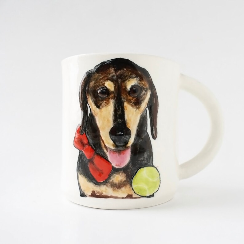 Carved Pet Portrait Mug Created From Your Photo Etsy