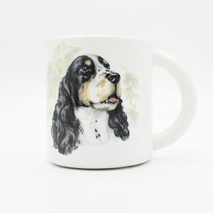 Springer Spaniel Mug | Handmade Pottery Coffee & Tea Cup | Unique Dog Mom Dog Dad Gift Idea