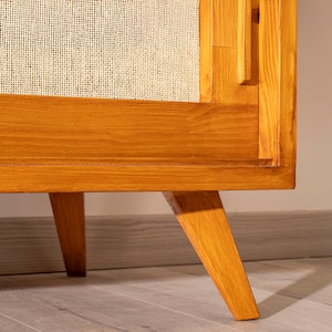 Wooden Leg Set, Mid Century Leg, Solid Hardwood Wood Leg, Leg for Furniture, Modern Angled Furniture Leg Set of 4, Our Special Design Leg
