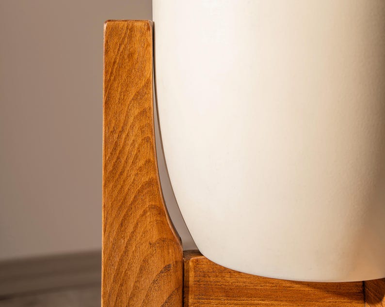 indoor plant stand, wood plant stand, handmade furniture,walnut