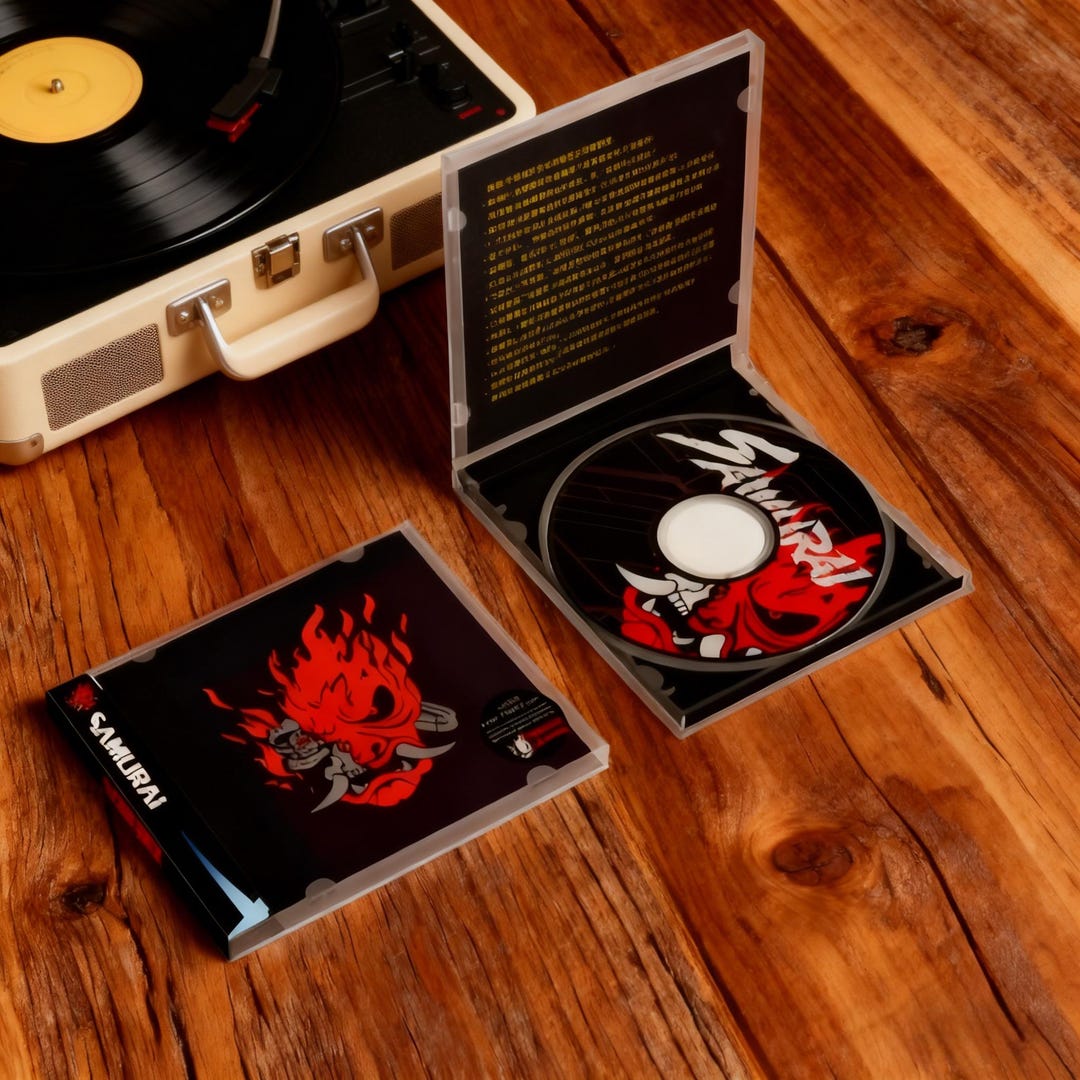 Samurai Band Album Cyberpunk 2077-CD -lyric Book-postcard-merchandise ...