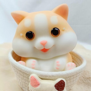 Squishy Dog Toy, Cute silicone dog, Silicone Stress Relief Toy, Anxiety Reliever Squeezable, Handmade Squishy Toys, Custom Pet Gifts
