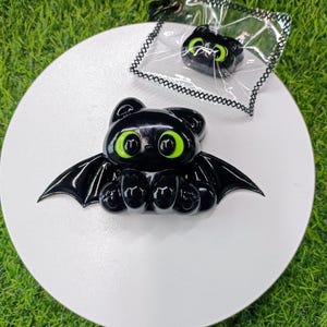 Squishy Bat Fidget Toy: Sensory Stress Relief, Handmade Silicone