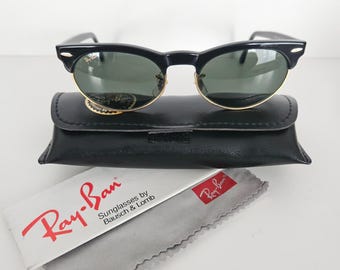 Vintage Ray-Ban B&L W1266 Wayfarer Oval Max Sunglasses 1980s
