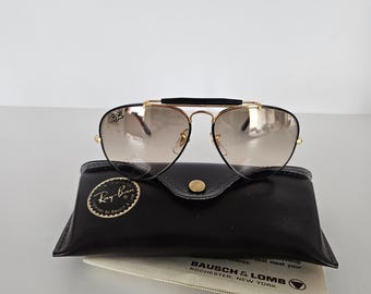 Ray-Ban W0555 Edelmetalle Braun veränderbare Shooter Sonnenbrille 58 mm