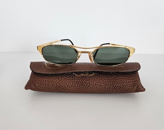 希少品｜ヴィンテージ レイバン B&L W1396 シグネット レクタングル サングラス