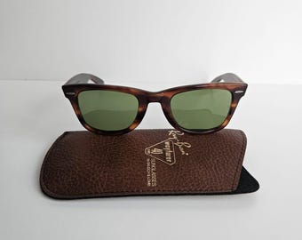 Vintage Ray Ban B&L 40 years Special Edition Wayfarer RB-3 Sunglasses w/Promo cap