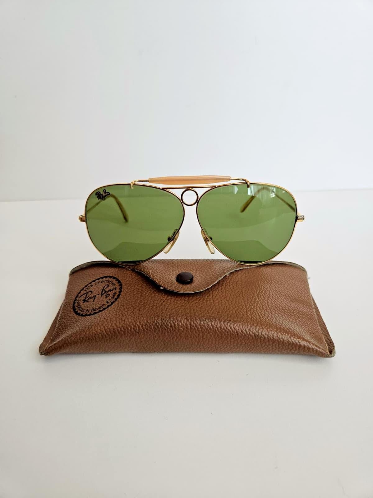 Ray-Ban B&L ONYX RB-3 鼈甲 X ゴールド色 サングラス ビンテージ
