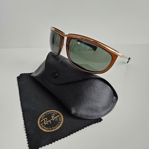 Rarissimi occhiali da sole Ray-Ban B&L L1001 Wayfarer Olympian I oro/bronzo immagine 2