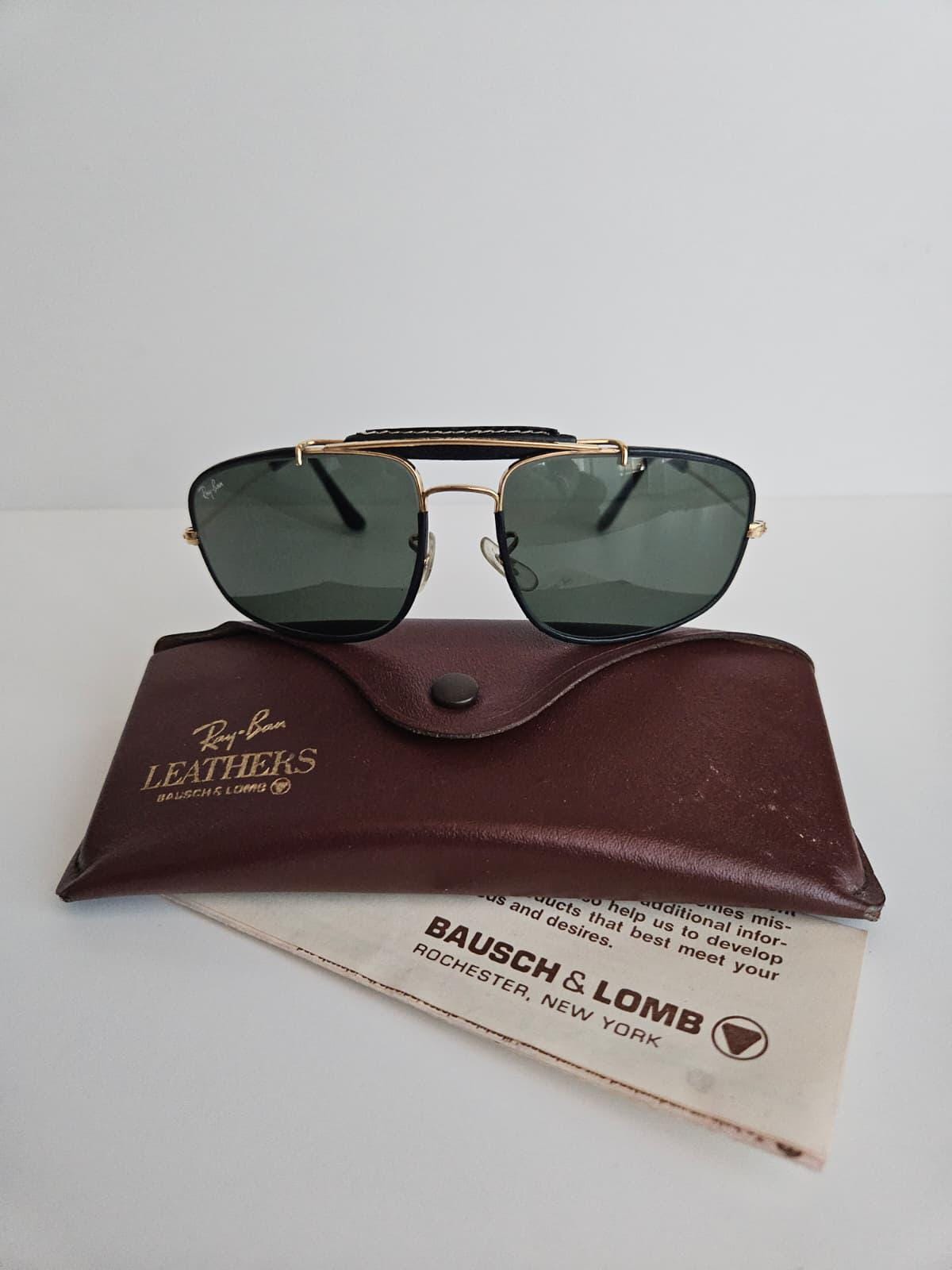 Very Rare | Ray-ban B&L Leathers Explorer Black 58mm G-15 